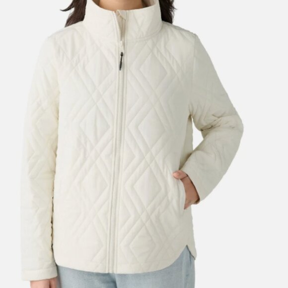 NWT Voyager Women’s Cream Quilted Jacket – Size L - Picture 4 of 12